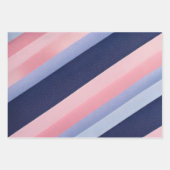 Feuilles de papier d'habillage d'art en tissu rayé (Devant 3)
