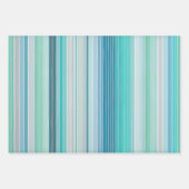 Feuilles de papier d'habillage d'art en tissu rayé (Devant 2)