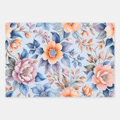 Feuilles de papier d'habillage d'art en tissu Vint (Devant 2)