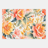 Feuilles de papier d'habillage d'art en tissu Vint (Devant 2)