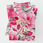 Feuilles de papier d'habillage d'art en tissu Vint