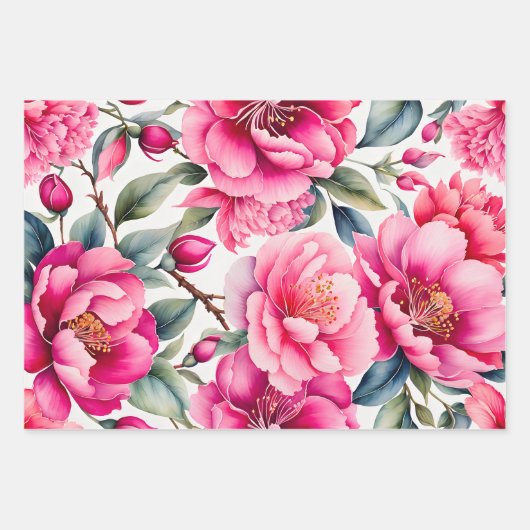 Feuilles de papier d'habillage d'art en tissu Vint (Devant 2)