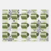 Feuilles de papier éco-cadeau de Noël (Devant 2)