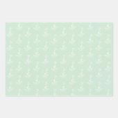 Feuilles de papier écoresponsable à motif vert (Devant 2)