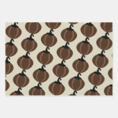 Feuilles de papier enveloppant Boho Citrouille d'H (Devant)