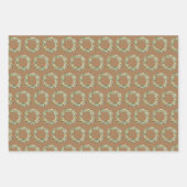 Feuilles de papier enveloppant de courroie de Noël (Devant 2)