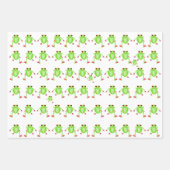 Feuilles de papier enveloppant de grenouilles d'ar (Devant 2)