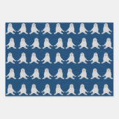 Feuilles de papier enveloppant de phoques (Devant 3)