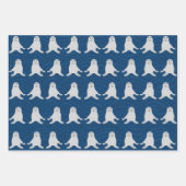 Feuilles de papier enveloppant de phoques (Devant 2)