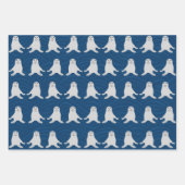 Feuilles de papier enveloppant de phoques (Devant)