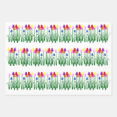 Feuilles de papier enveloppant de tulipes (Devant 3)