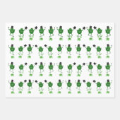 Feuilles de papier enveloppant des grenouilles dan (Devant 3)