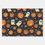 Feuilles de papier enveloppant d'Halloween (Devant 2)