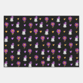 Feuilles de papier enveloppant d'Halloween (Devant)