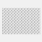 Feuilles de papier enveloppant d'Halloween (Devant)