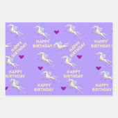 Feuilles de papier enveloppant joyeuse Anniversair (Devant 3)