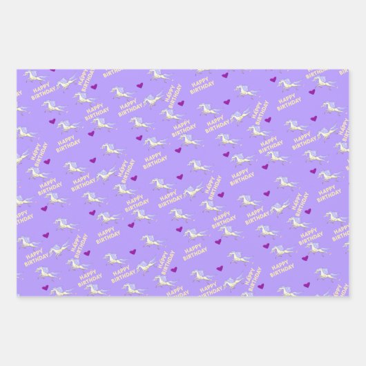 Feuilles de papier enveloppant joyeuse Anniversair (Devant)