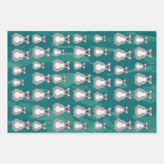 Feuilles de papier enveloppant Koalas (Devant 2)