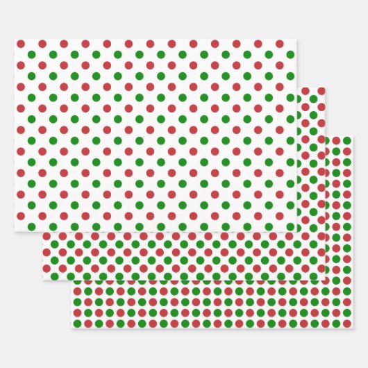 Feuilles de papier enveloppant les points rouges e (Lot)