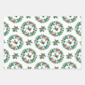 Feuilles de papier enveloppant motif de Noël (Devant 2)