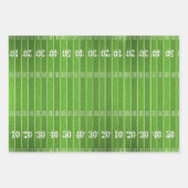 Feuilles de papier enveloppant Noël de football (Devant 3)