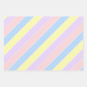 Feuilles de papier enveloppant Pastel Spring Strip (Devant)