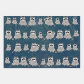 Feuilles de papier enveloppant Raccoons (Devant 2)