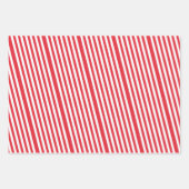 Feuilles de papier enveloppant Valentine's Stripe  (Devant)