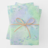 Feuilles de papier enveloppantes de libellules (En situation)
