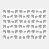 Feuilles de papier enveloppantes d'éléphants (Devant 2)