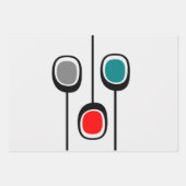 Feuilles de papier imprimées modernes du milie (Devant 2)