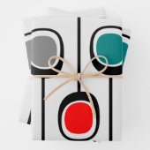 Feuilles de papier imprimées modernes du milie (En situation)