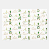 Feuilles de papier Joyeux Noël personnalisées (Devant)