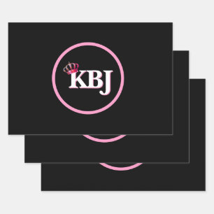 Feuilles de papier KBJ Pink Black Wrapper