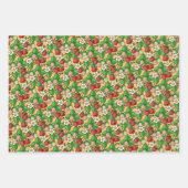 Feuilles de papier Motif à envelopper de la vigne  (Devant 3)