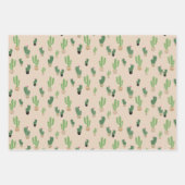 Feuilles de papier Motif Cactus (Devant)