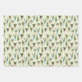Feuilles de papier Motif Cactus (Devant 2)
