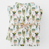 Feuilles de papier Motif Cactus (En situation)