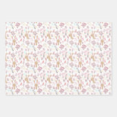 Feuilles de papier Motif de lapin de printemps mig (Devant)