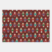 Feuilles de papier Motif d'enveloppement de noiset (Devant 2)