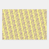 Feuilles de papier Motif d'enveloppement des Coeur (Devant)