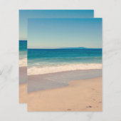 Feuilles de papier photo Aqua Beach (Devant / Derrière)
