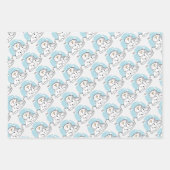 Feuilles de papier pour enveloppement de Noël des  (Devant 2)