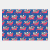 Feuilles de papier pour enveloppement de traîneau  (Devant 3)