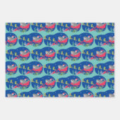 Feuilles de papier pour enveloppement de traîneau  (Devant)