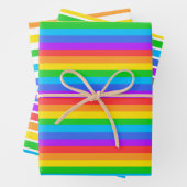Feuilles de papier Rainbow Stripes (En situation)