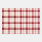 Feuilles de papier rouge à envelopper pour vacance (Devant 2)