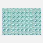 Feuilles de papier rouge vert orange (Devant 3)