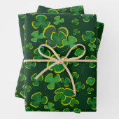 Feuilles de papier shamrocks (En situation)