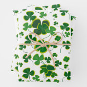 Feuilles de papier shamrocks (En situation)
